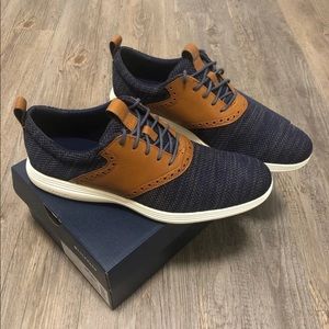 NWT Cole Hann Grand Tour Knit Oxford-Blue